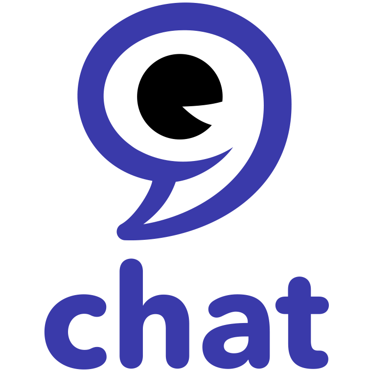 Logo van de chat-app Visitaal Chat